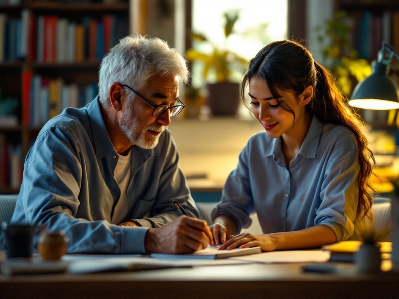 A Teacher Tutors educator working one-on-one with a student at home