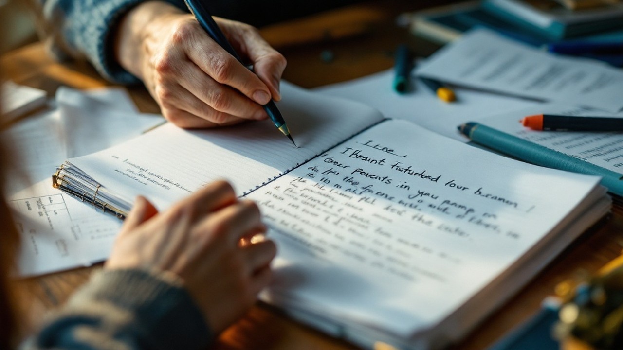 The blank page and finding the story